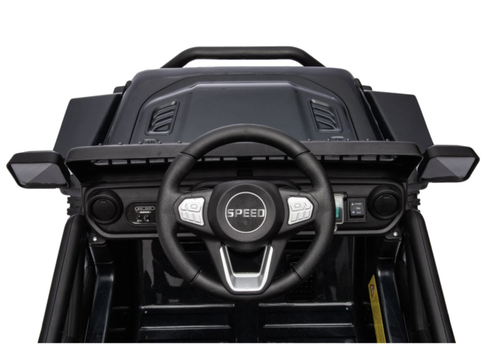 Masina electrica OFFROAD 12V, 2x45W, telecomanda 2.4G, roti mari, 30 kg, negru [17]