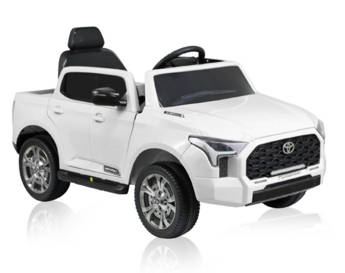 Masina electrica copii Toyota pickup DLS-X20, licentiata, 12V, telecomanda 2.4G, Bluetooth, 2-6 ani, Alb [4]