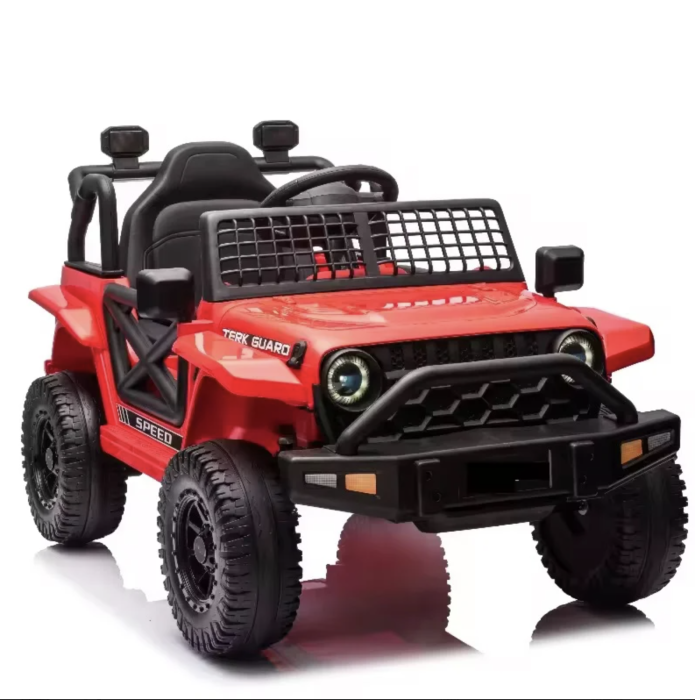 Masina electrica pentru copii DLS-X10A cu telecomanda, 12V, lumini si muzica, rosu [2]