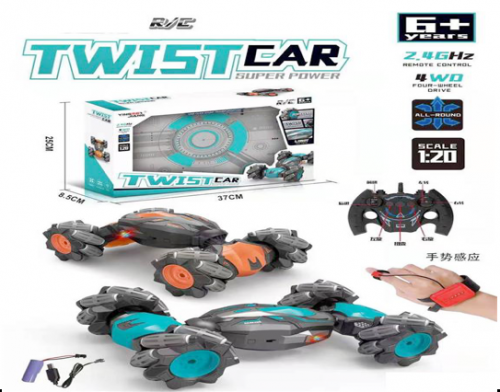 Masina twist cu telecomanda ceas, control din mana, scara 1:20