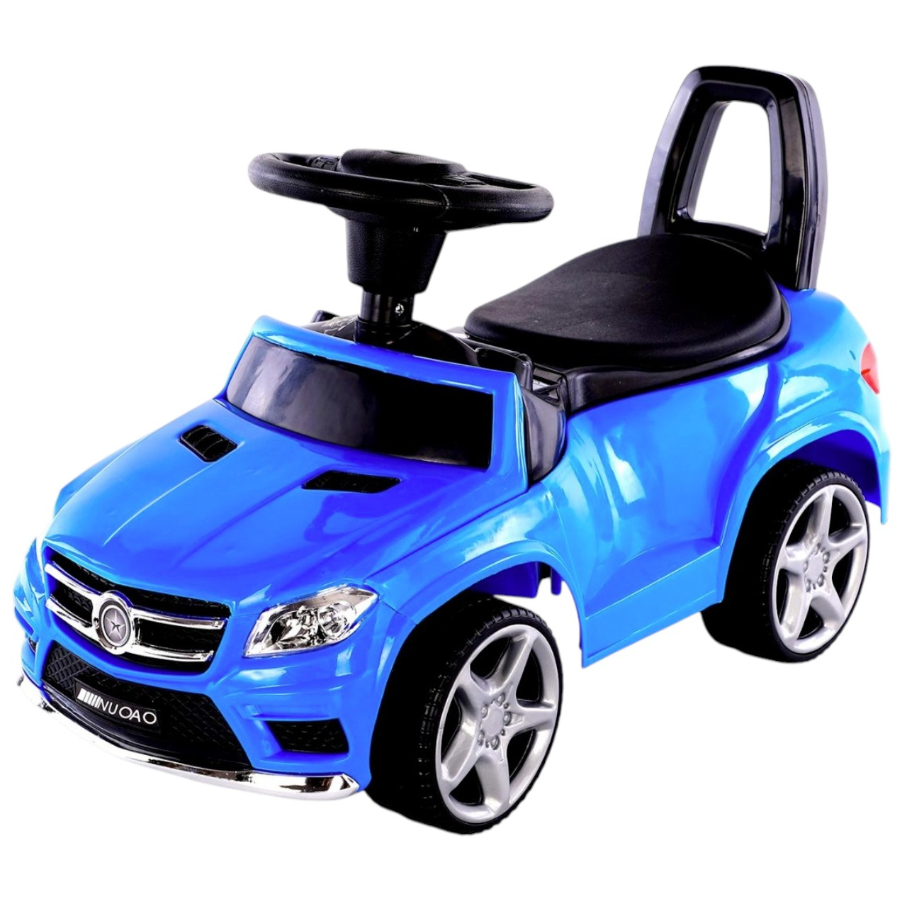 Masinuta copii 5188T albastru, 6V cu maner parental, lumini si muzica, 1-3 ani, 20 kg [4]