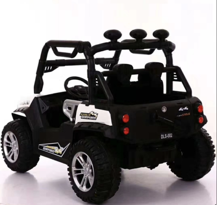 Masinuta Electrica Copii Tip UTV 2 Locuri 4x4 DLS02 Roti EVA Baterie 12V 7Ah Alb 2-9 Ani [5]