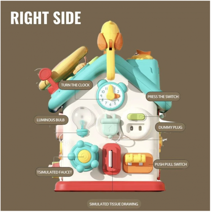 Centru de joaca – Casuta cu 16 activitati educationale [7]