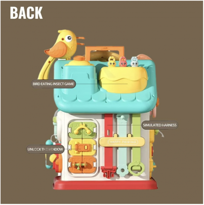 Centru de joaca – Casuta cu 16 activitati educationale [9]