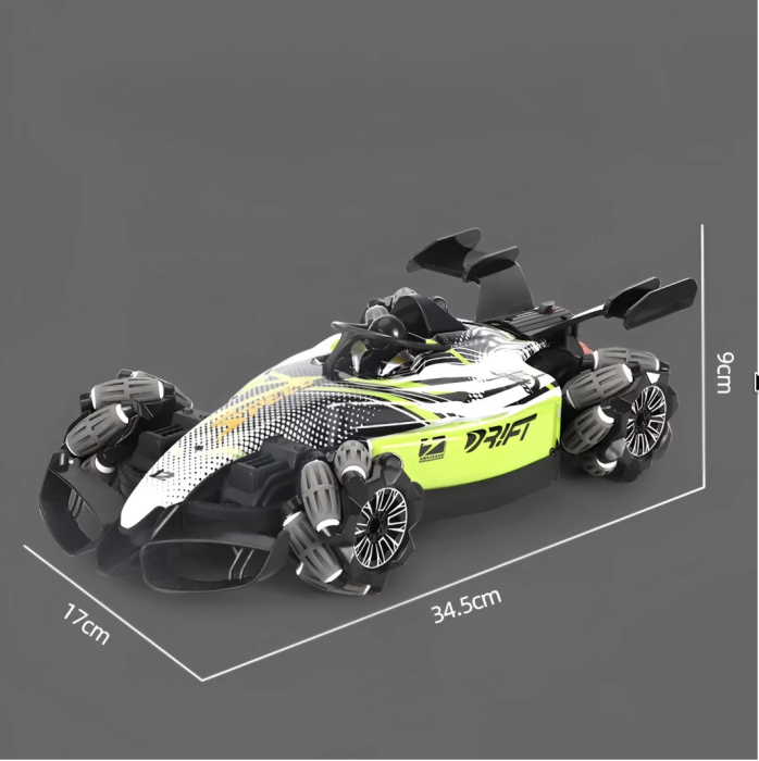 Masinuta RC Formula Drift 360 cu roti omni-directionale, efect jet luminos si sunete, 35 cm, +6 ani [7]