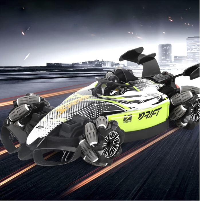 Masinuta RC Formula Drift 360 cu roti omni-directionale, efect jet luminos si sunete, 35 cm, +6 ani [4]