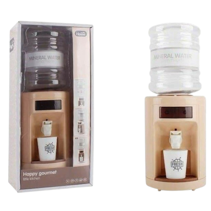 Mini Dozator de apa de jucarie Happy Gourmet, functional, bej, 30 cm, 3-6 ani [4]
