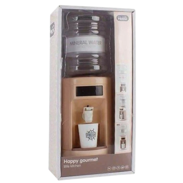 Mini Dozator de apa de jucarie Happy Gourmet, functional, bej, 30 cm, 3-6 ani [3]