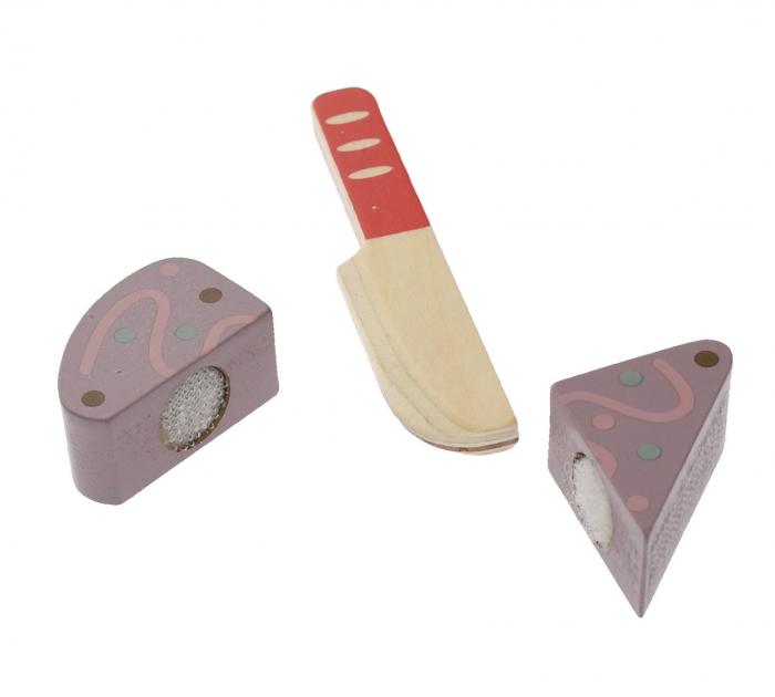 Mini magazin de dulciuri si patiserie, 18 piese, din lemn [7]