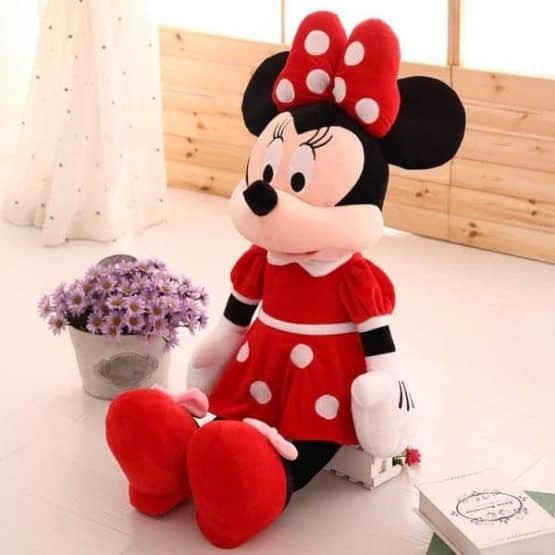 Minnie mouse din plus 100 cm, rosu