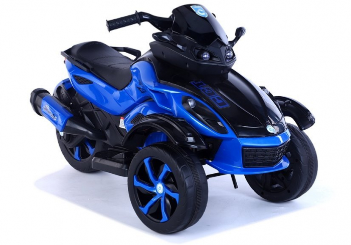 Motocicleta, ATV electrica, cu 2 motoare, 12V, 5819, Albastru [1]