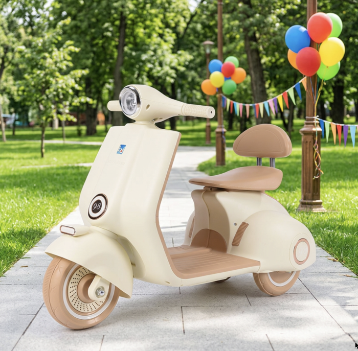 Motocicleta electrica copii 3 roti 916A, 6V, Bluetooth, USB MP3, microfon, lumini, 2-6 ani [5]