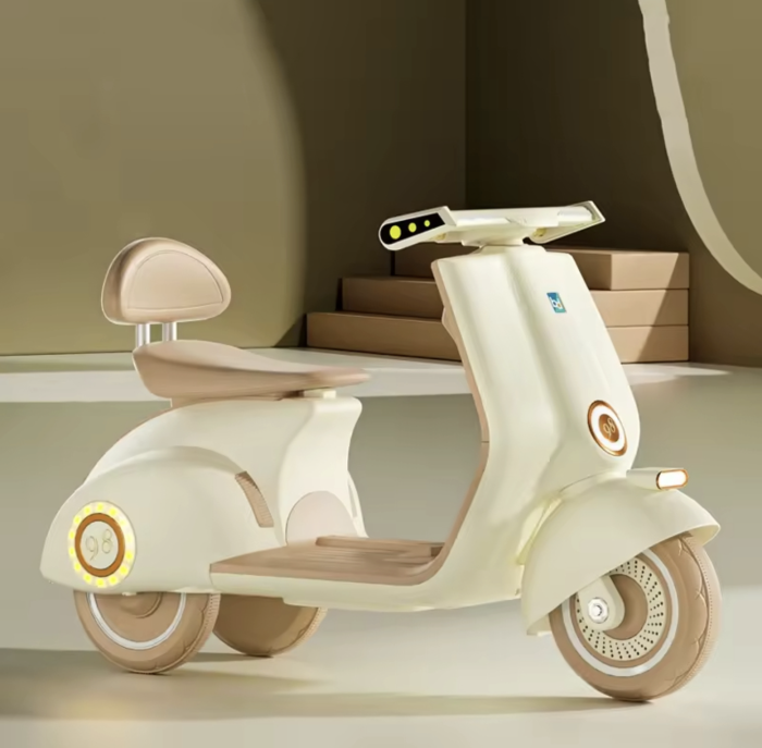 Motocicleta electrica copii 3 roti 916A, 6V, Bluetooth, USB MP3, microfon, lumini, 2-6 ani [4]