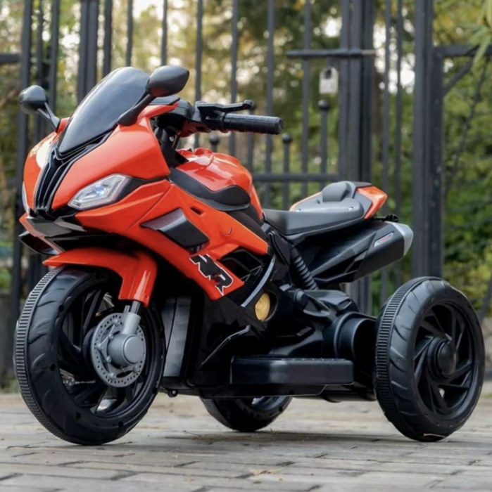 Motocicleta electrica copii model 518, 6V, 3 trepte viteza, lumini, muzica USB MP3, 2-5 ani, rosu [2]