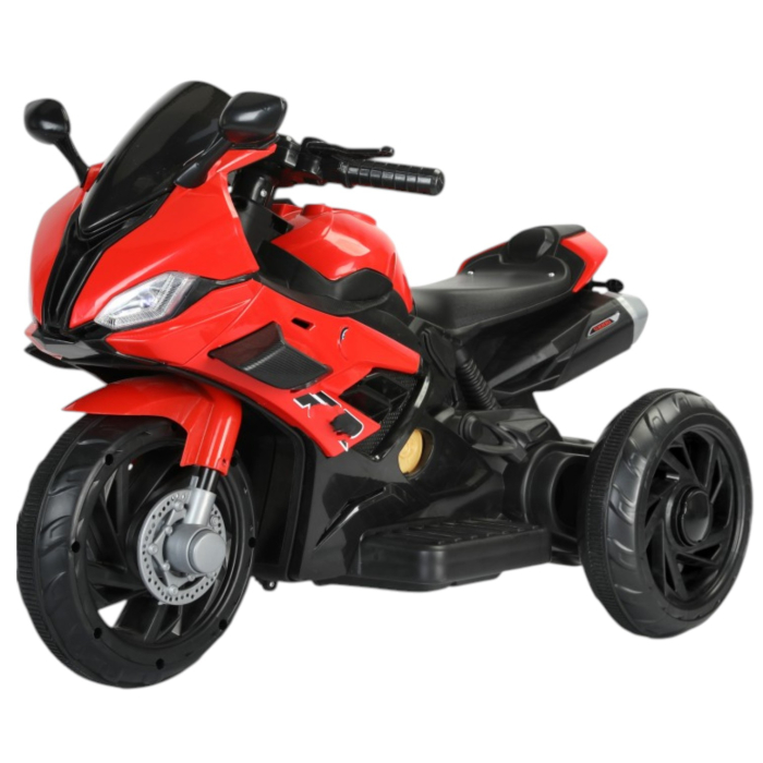 Motocicleta electrica copii model 518, 6V, 3 trepte viteza, lumini, muzica USB MP3, 2-5 ani, rosu [3]