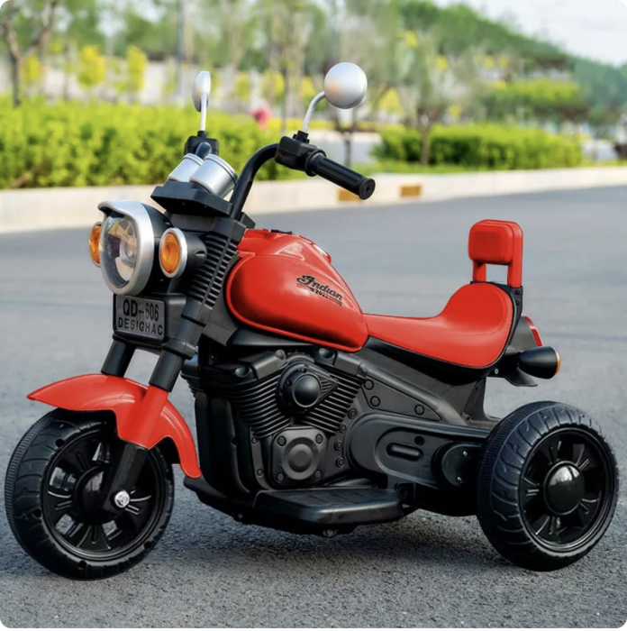 Motocicleta electrica cu 3 roti, 6V, 3-6 ani, 606 Rosu [2]