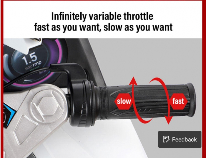 Motocicleta electrica pentru copii 2-10 ani, cu doua motoare, acumulator 12V, cu aburi, muzica si lumini, 266 verde [9]