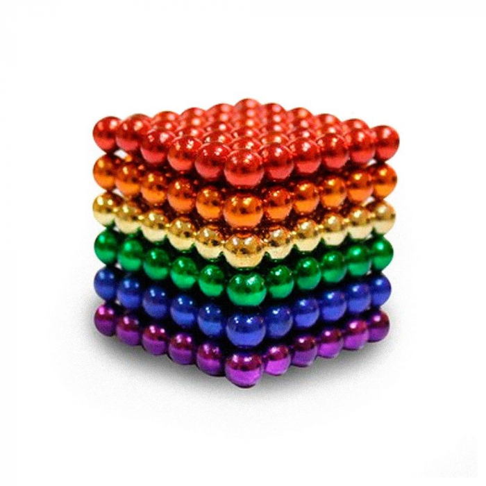 Neocube multicolor, set 216 bile magnetice 5 mm