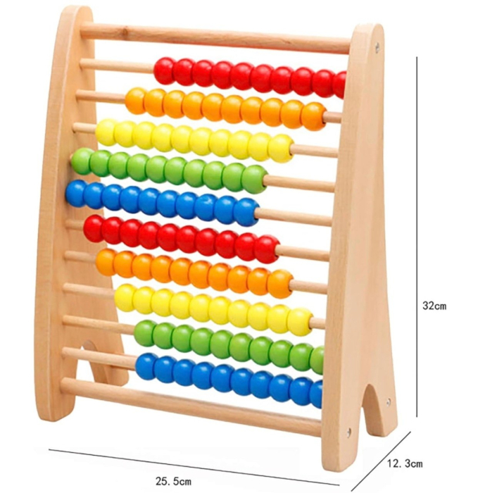 Numaratoare cu 10 randuri - Abac, din lemn [5]