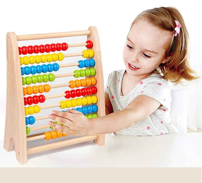 Numaratoare cu 10 randuri - Abac, din lemn [2]