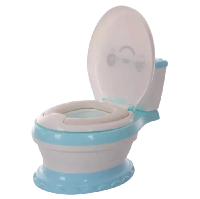 Olita educationala cu muzica, tip toaleta, cu reductor, bleu [2]