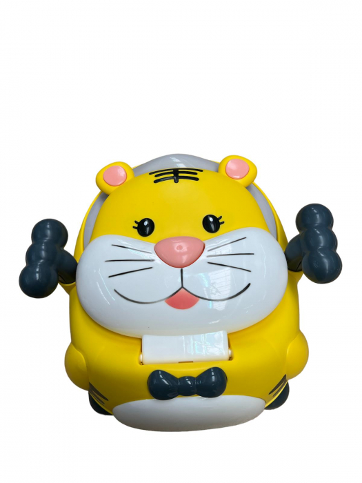 Olita muzicala ergonomica Happy Lion, galben [8]