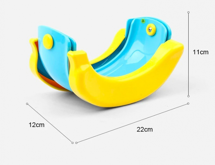 Olita portabila, de calatorie, Banana Travel Potty, roz - Krista® [14]