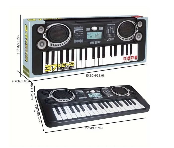 Orga Electronica pentru Copii cu 37 de Taste de Pian [4]