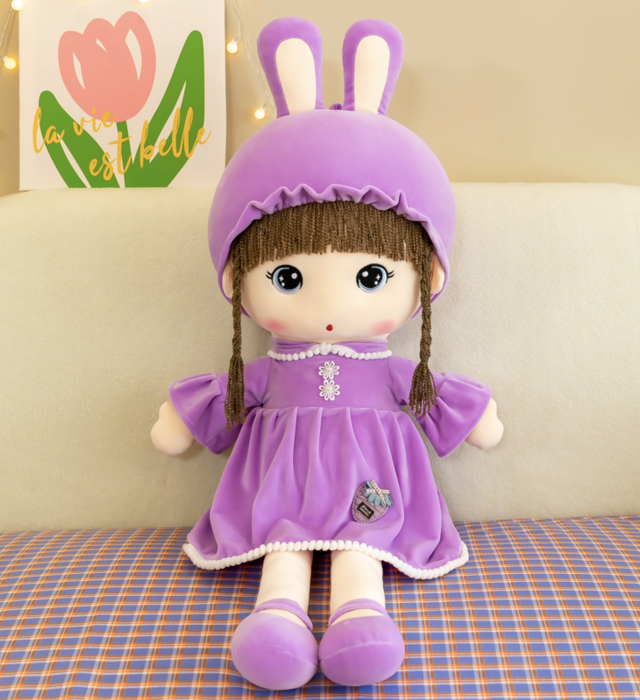 Papusa Angel din Plus Lila - Spune Rugaciunea Inger-Ingerasul Meu [2]