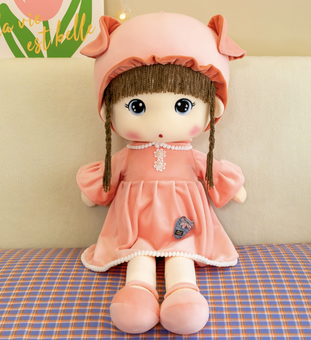 Papusa Angel din Plus Roz - Spune Rugaciunea Inger-Ingerasul Meu [3]