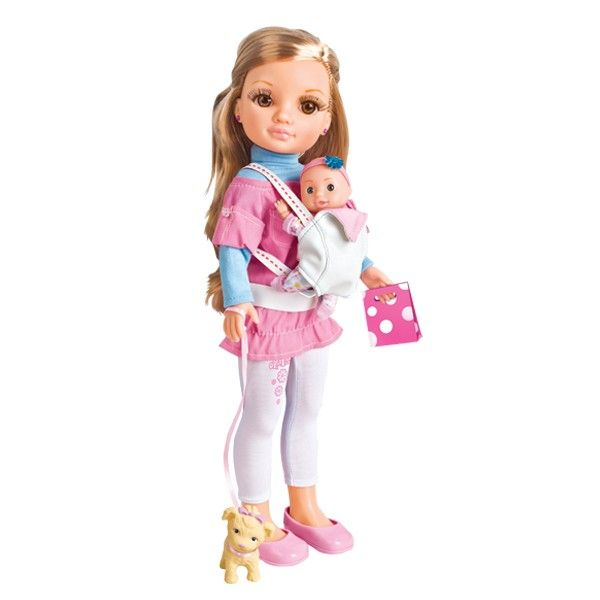 Papusa Fotomodel Maylla este Babysitter, cu bebelus si accesorii [2]