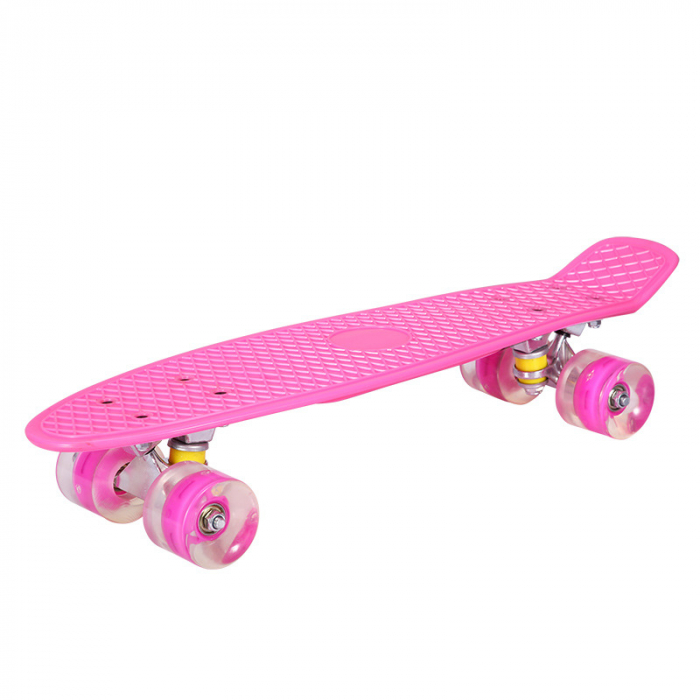 PennyBoard Cu Lumini In Roti, roz [2]