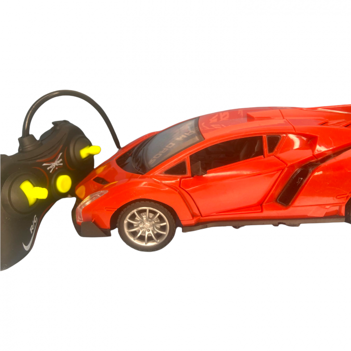 Masina de curse, Lamborghini, cu telecomanda, rosu, scara 1:20 [4]