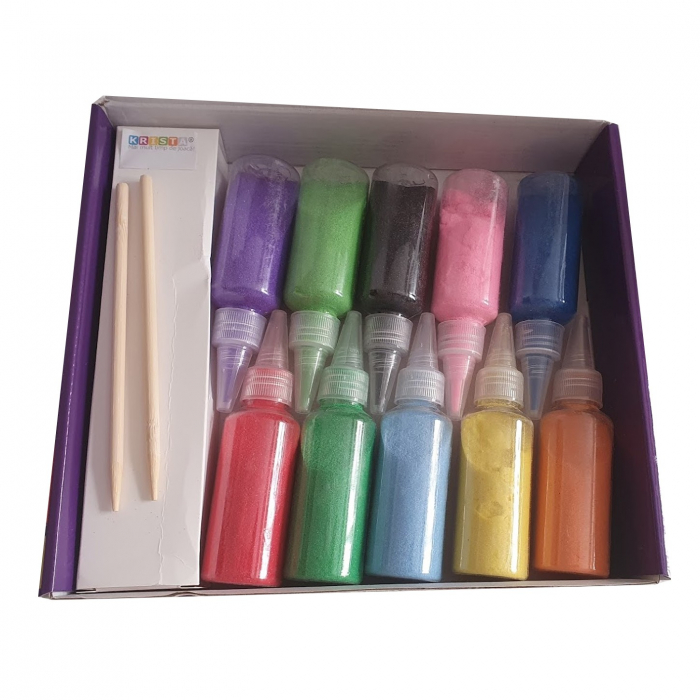 Pictura Cu Nisip Colorat, 26 planse si 10 culori [11]
