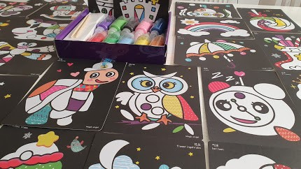Pictura Cu Nisip Colorat, 26 planse si 10 culori [7]