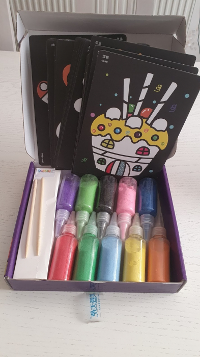 Pictura Cu Nisip Colorat, 26 planse si 10 culori [9]