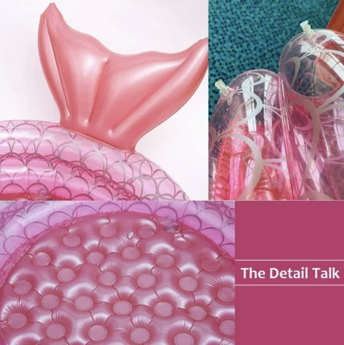 Piscina gonflabila copii Sirena rotunda, PVC, cu scurgere, 120 cm [4]