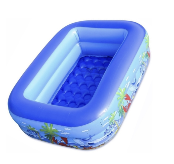 Piscina gonflabila cu podea gonflabila, dreptunghiulara 150 x 105 x 56 cm [4]