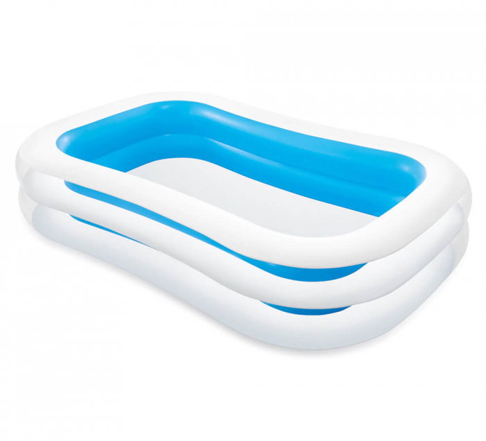 Piscina gonflabila family center, see through, 262x175x56 cm, intex, 56483