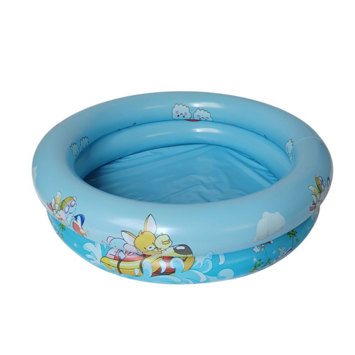 Piscina gonflabila pentru bebelusi si copii mici, 70x70x22 cm, pana la 3 ani, Bleu [4]