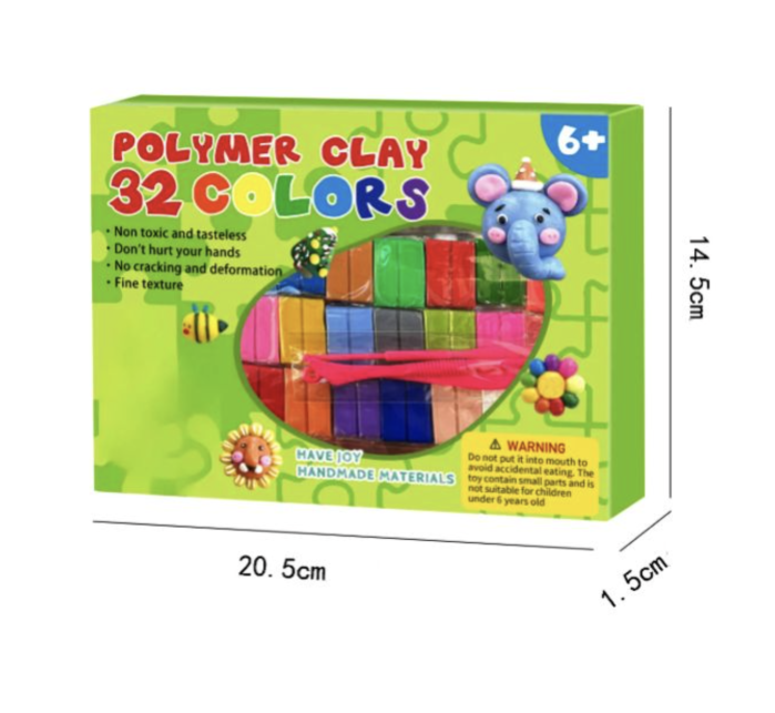 Set Plastilina Colorata pentru Modelaj – 32 Culori si Accesorii [3]