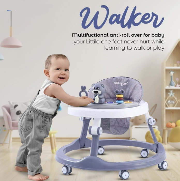 Premergator Multifunctional P7 Ursulet Mov cu Panou Muzical [2]