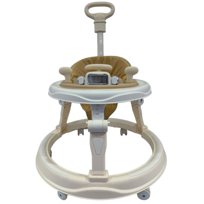 Premergator Multifunctional P8 Crem, pentru Primii Pasi cu Maner Parental [2]