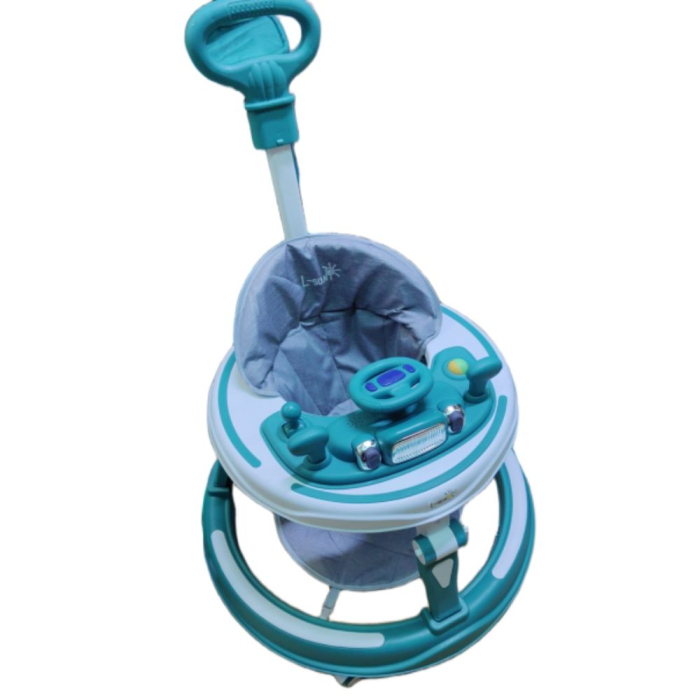 Premergator Multifunctional P8 Verde, pentru Primii Pasi cu Maner Parental [3]