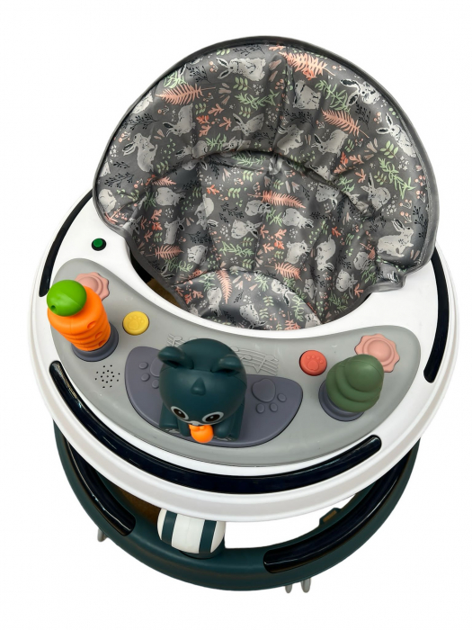 Premergator reglabil pe inaltime, cu muzica si bara de lumini, P7 verde inchis [9]