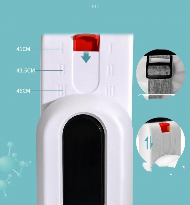 Premergator si Antemergator reglabil pe inaltime, cu roti de silicon, 932, gri [4]