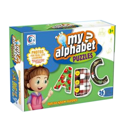 Puzzle 52 piese mari Family, cu literele alfabetului [3]