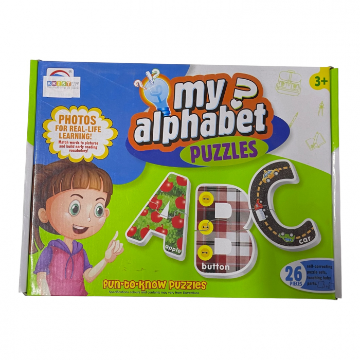 Puzzle 52 piese mari Family, cu literele alfabetului [2]