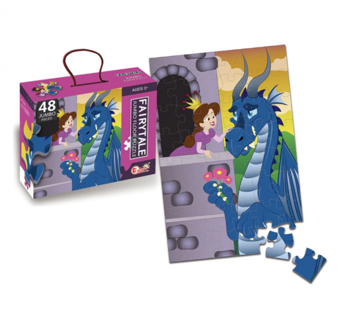 Puzzle bebe cu 48 piese mari, povestea magica
