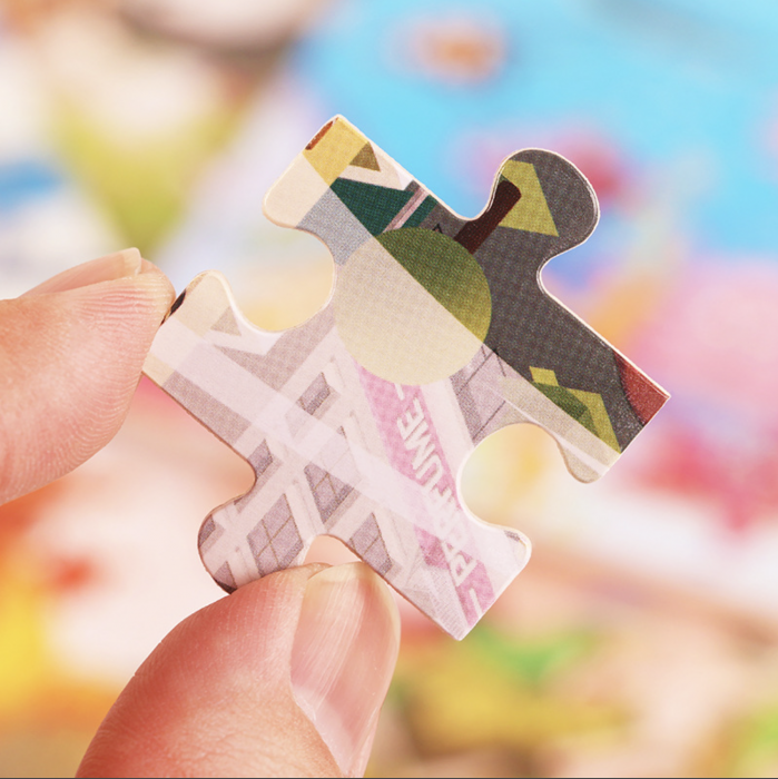 Puzzle clasic, Alfabetul cu imagini animale, 28 piese mari [2]